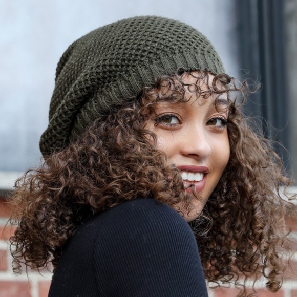 BellanBlue Accessories - Cozy Waffle Knit slouchy boho Beanie